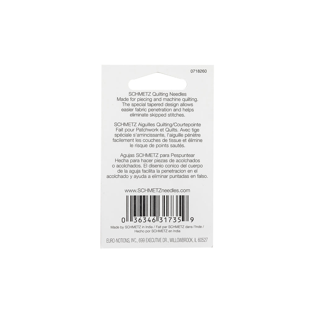 Schmetz Quilting Machine Needles - A-70/10 - 5 ct Detail Schmetz Quilting Machine Needles - A-70/10 - 5 ct Detail