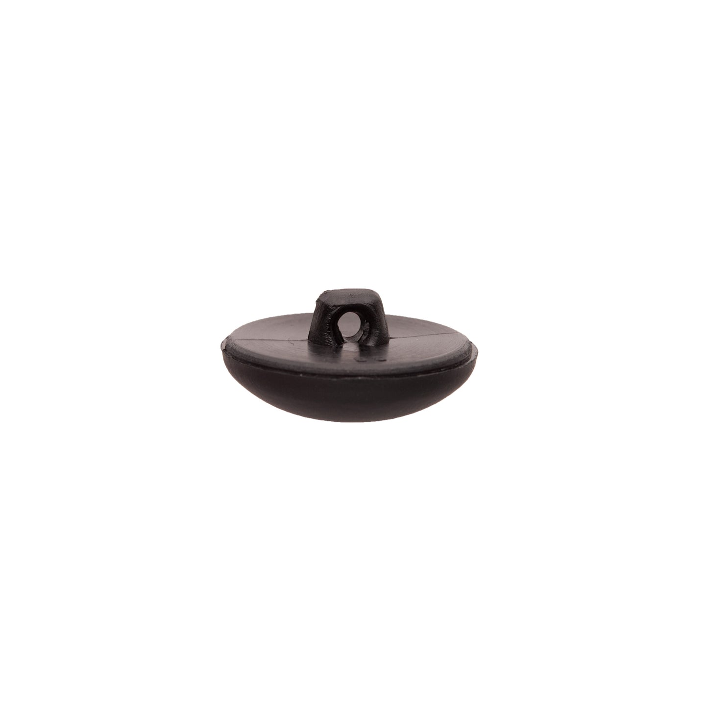 Italian Black Nylon Shank Back Button - 32L/20mm Detail Italian Black Nylon Shank Back Button - 32L/20mm Detail