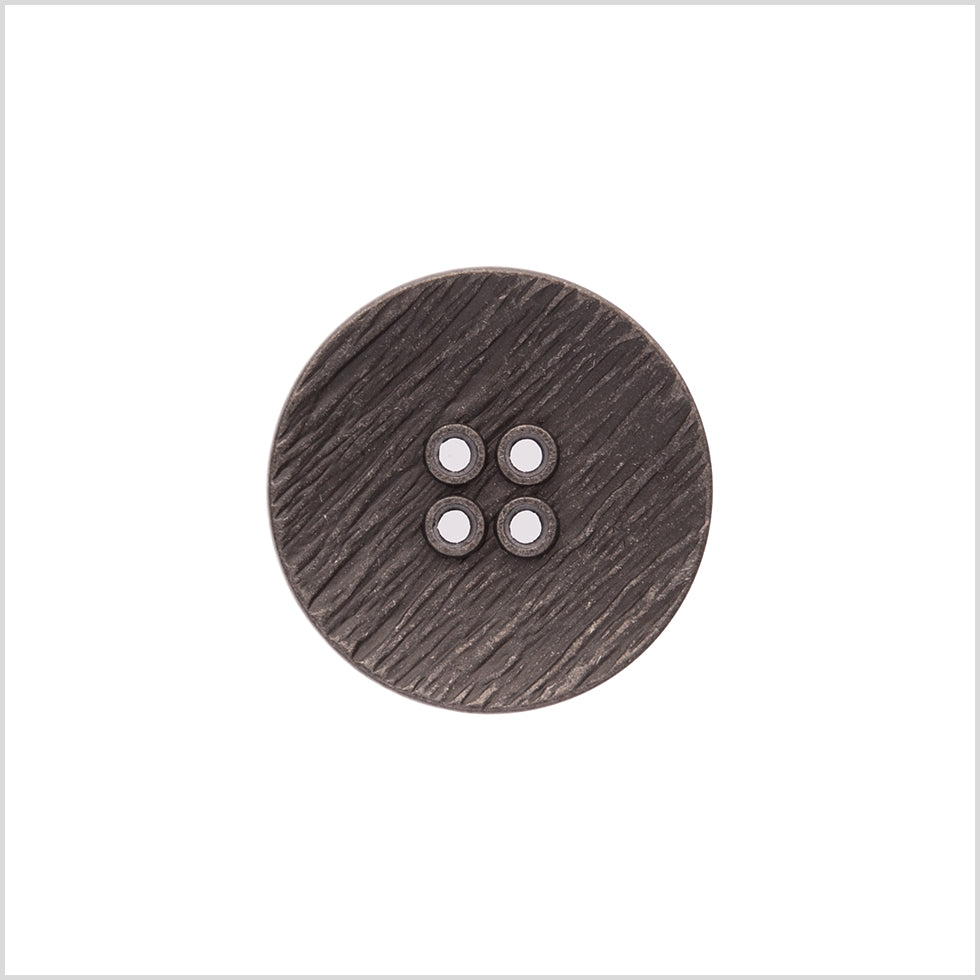 Italian Silver Zamac Embossed Button - 40L/25mm Italian Silver Zamac Embossed Button - 40L/25mm