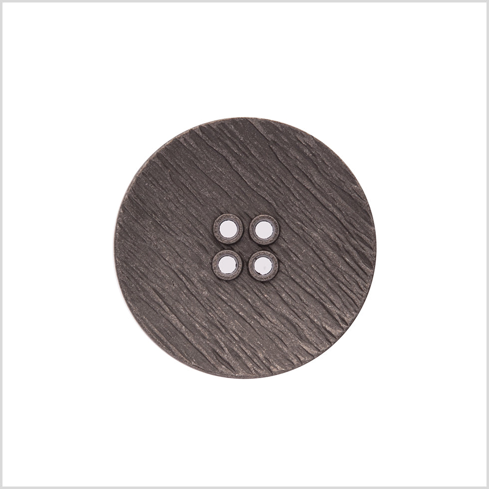 Italian Silver Zamac Embossed Button - 48L/30.5mm Italian Silver Zamac Embossed Button - 48L/30.5mm