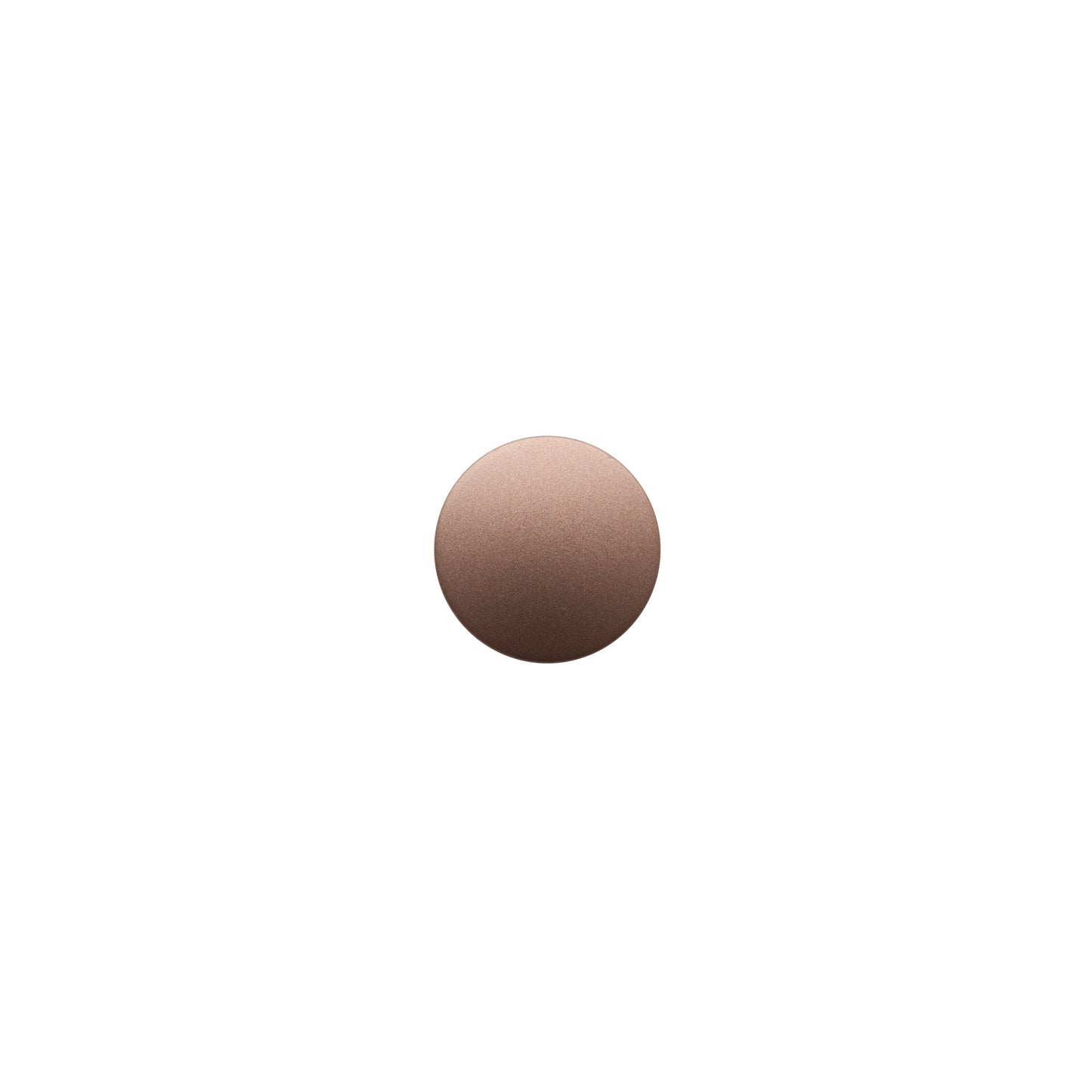 Italian Rose Gold Zamac Shank Back Button - 18L/11.5mm Italian Rose Gold Zamac Shank Back Button - 18L/11.5mm