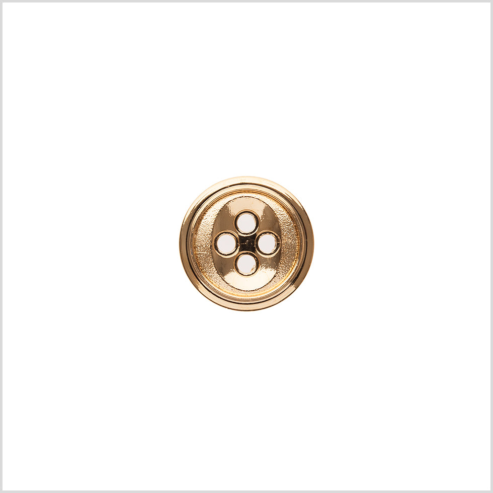 Gold Luminous 4-Hole Button - 24L/15mm Gold Luminous 4-Hole Button - 24L/15mm