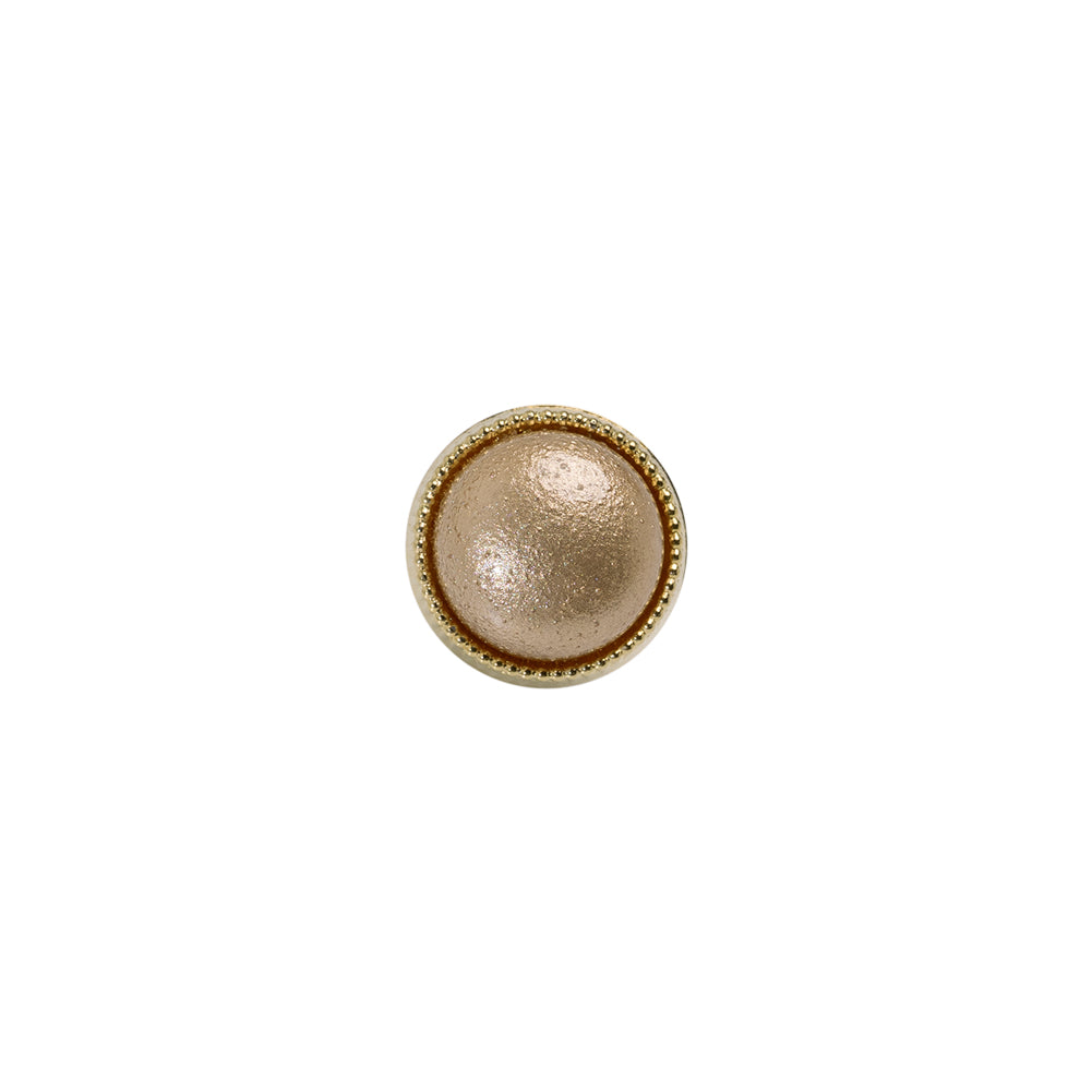 Italian Brown/Gold Shank Back Button - 16L/10mm Italian Brown/Gold Shank Back Button - 16L/10mm