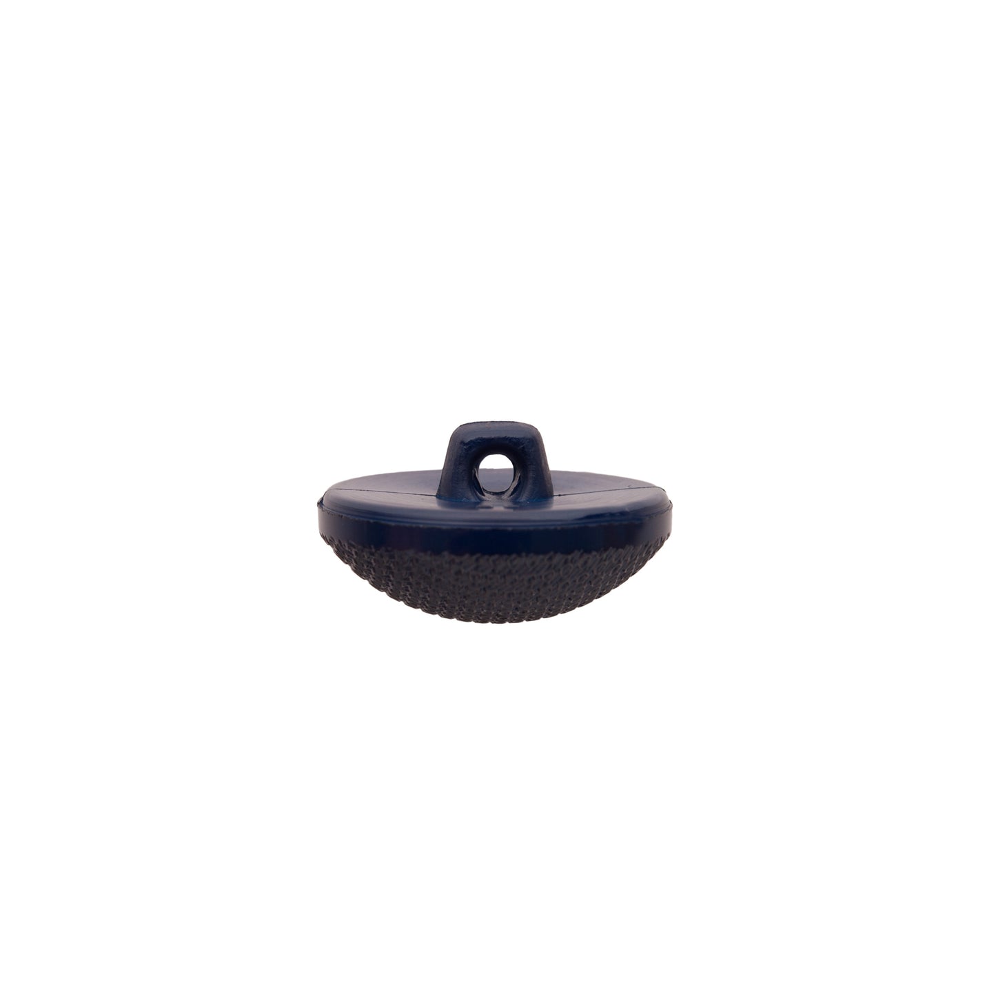 Italian Navy Textured Shank Back Button - 32L/20mm - Detail Italian Navy Textured Shank Back Button - 32L/20mm - Detail