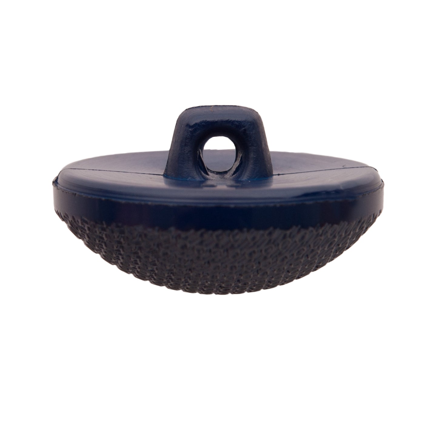 Italian Navy Textured Shank Back Button - 44L/28mm - Detail Italian Navy Textured Shank Back Button - 44L/28mm - Detail