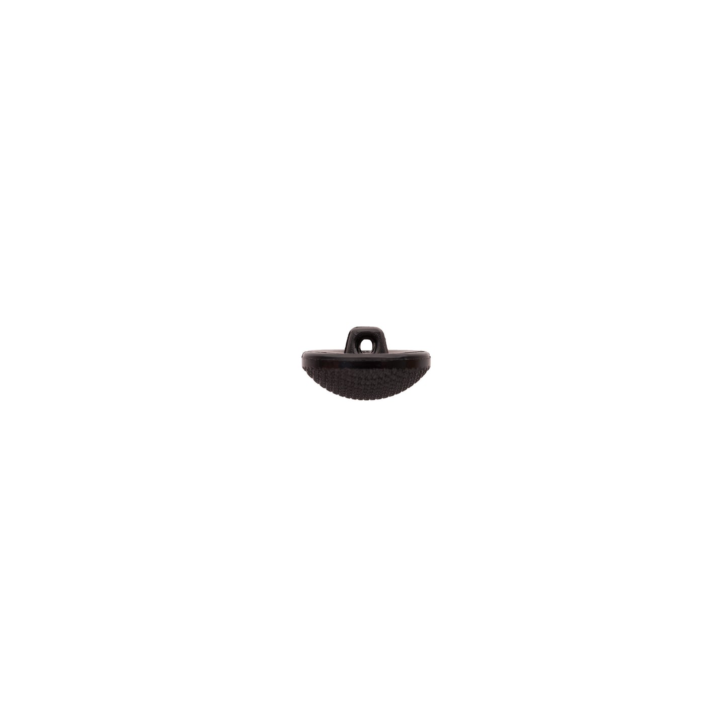 Italian Black Textured Shank Back Button - 16L/10mm - Detail Italian Black Textured Shank Back Button - 16L/10mm - Detail