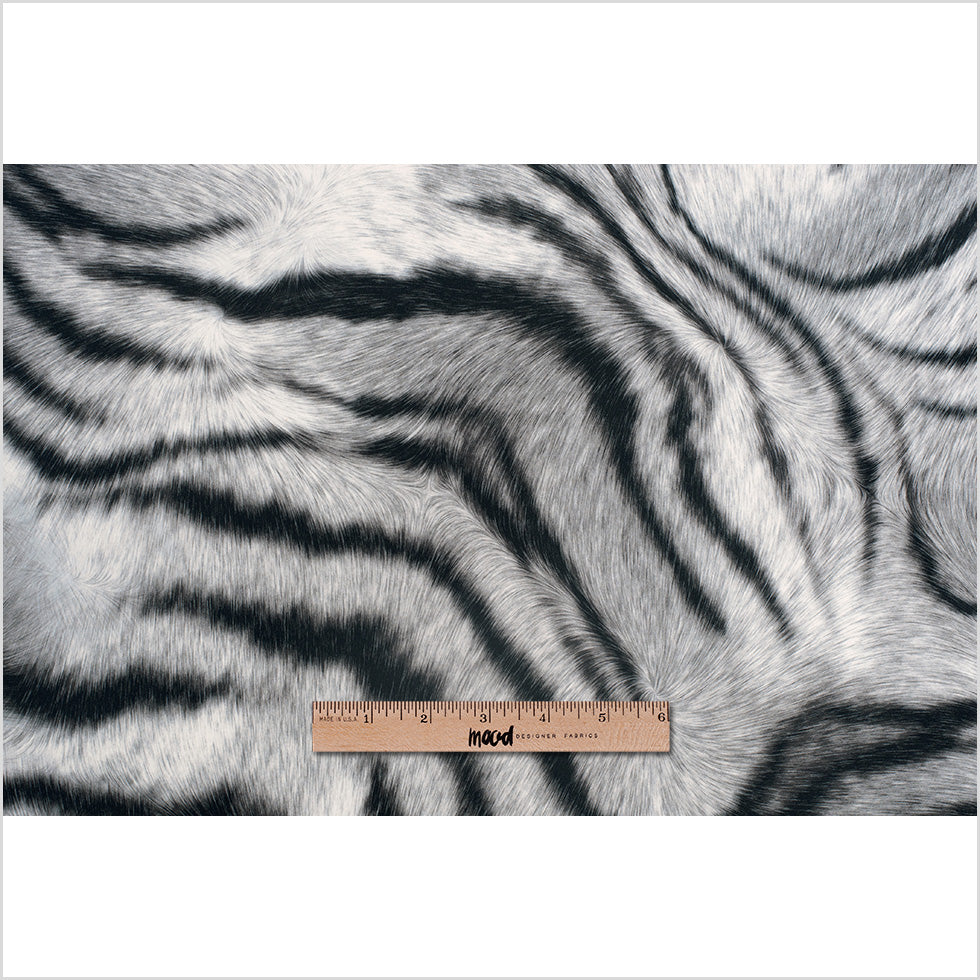 Black/White Zebra Printed Micro-Polyester and Cotton Full Black/White Zebra Printed Micro-Polyester and Cotton Full