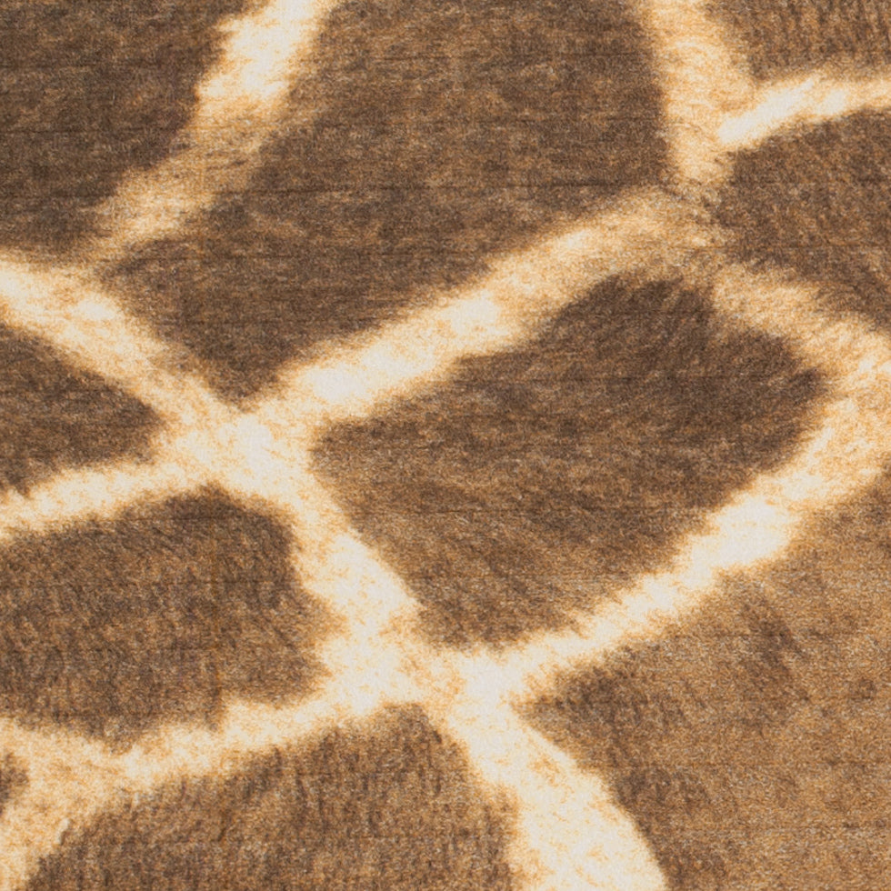 Giraffe Printed Micro-Polyester and Cotton - Detail Giraffe Printed Micro-Polyester and Cotton - Detail