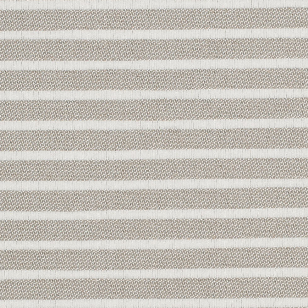 Spanish Beige/White Striped Polyester Blended Woven Detail Spanish Beige/White Striped Polyester Blended Woven Detail