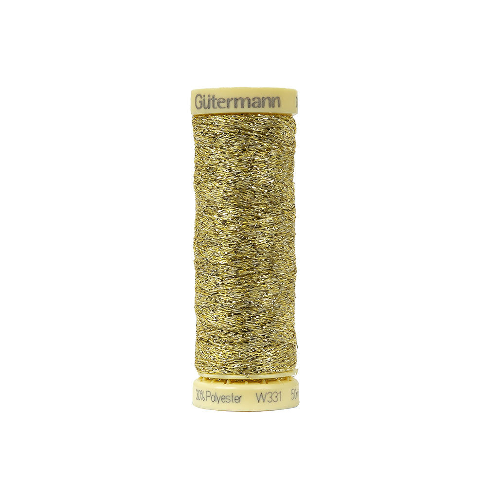 Gutermann Metallic Effect Thread 50m - 024 Gold Gutermann Metallic Effect Thread 50m - 024 Gold