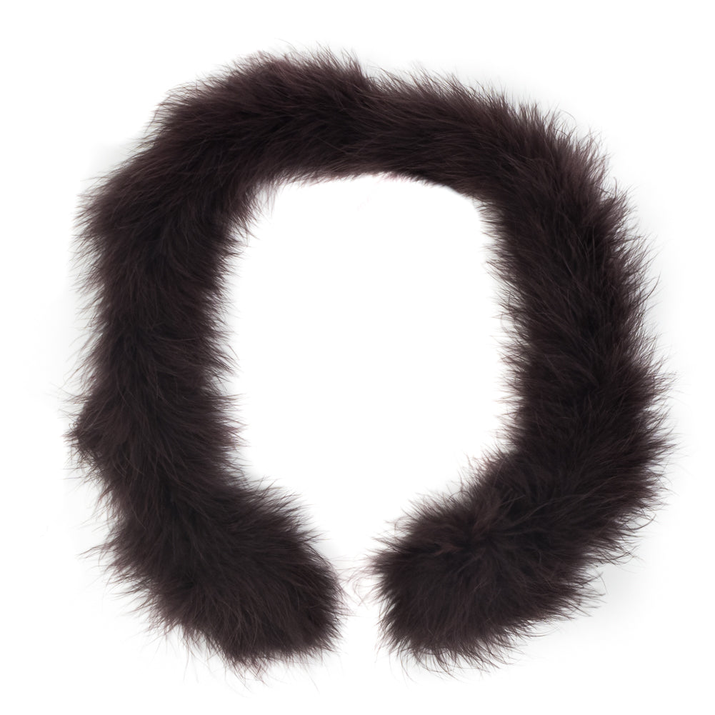 Brown Marabou Feather Scarf - 33 Brown Marabou Feather Scarf - 33