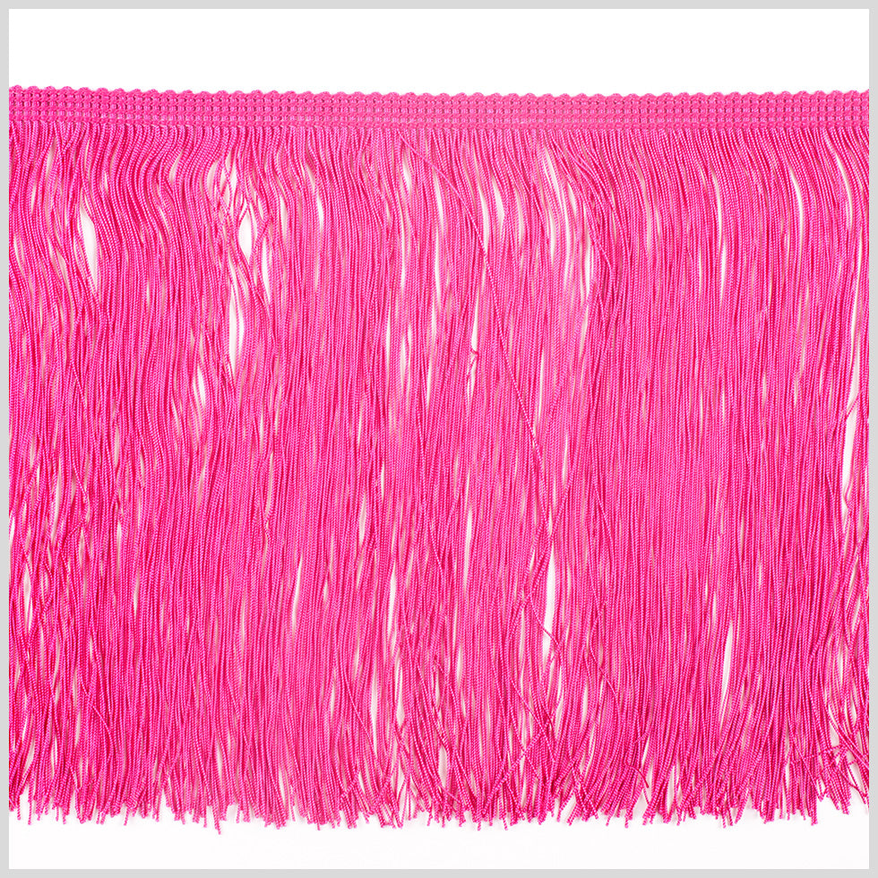 8 European Magenta Chainette Fringe Trim 8 European Magenta Chainette Fringe Trim