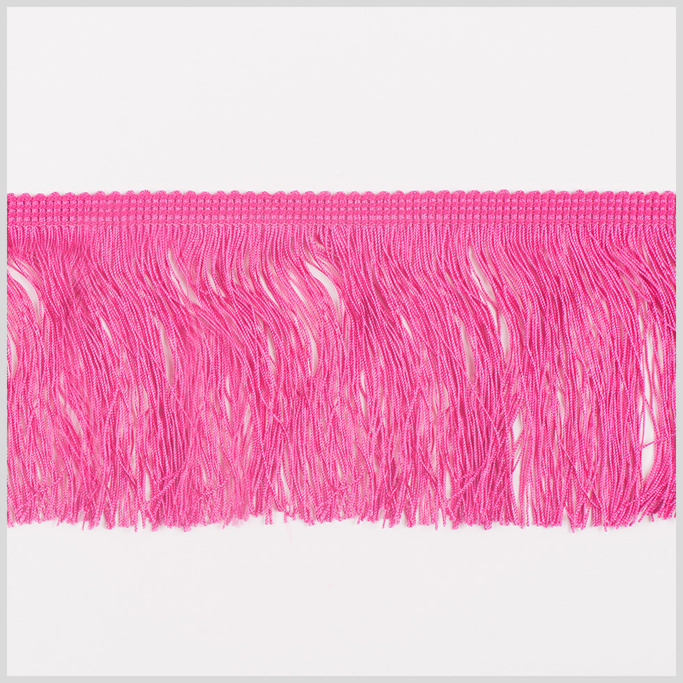 4 European Magenta Chainette Fringe Trim 4 European Magenta Chainette Fringe Trim
