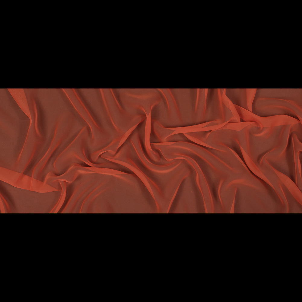 Polyester Chiffon - Tiger Lily - Regina Collection Folded Polyester Chiffon - Tiger Lily - Regina Collection Folded
