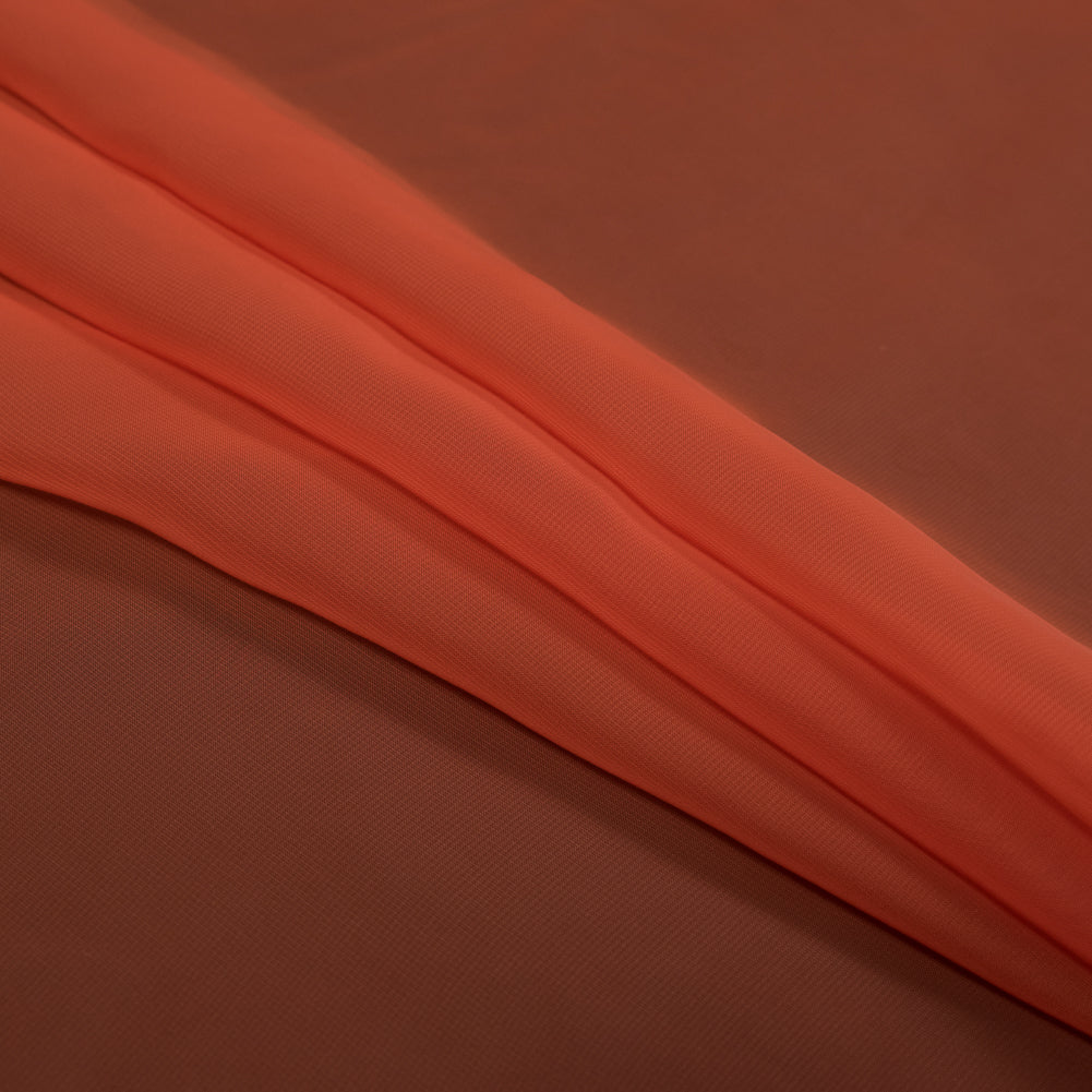 Polyester Chiffon - Tiger Lily - Regina Collection Detail Polyester Chiffon - Tiger Lily - Regina Collection Detail