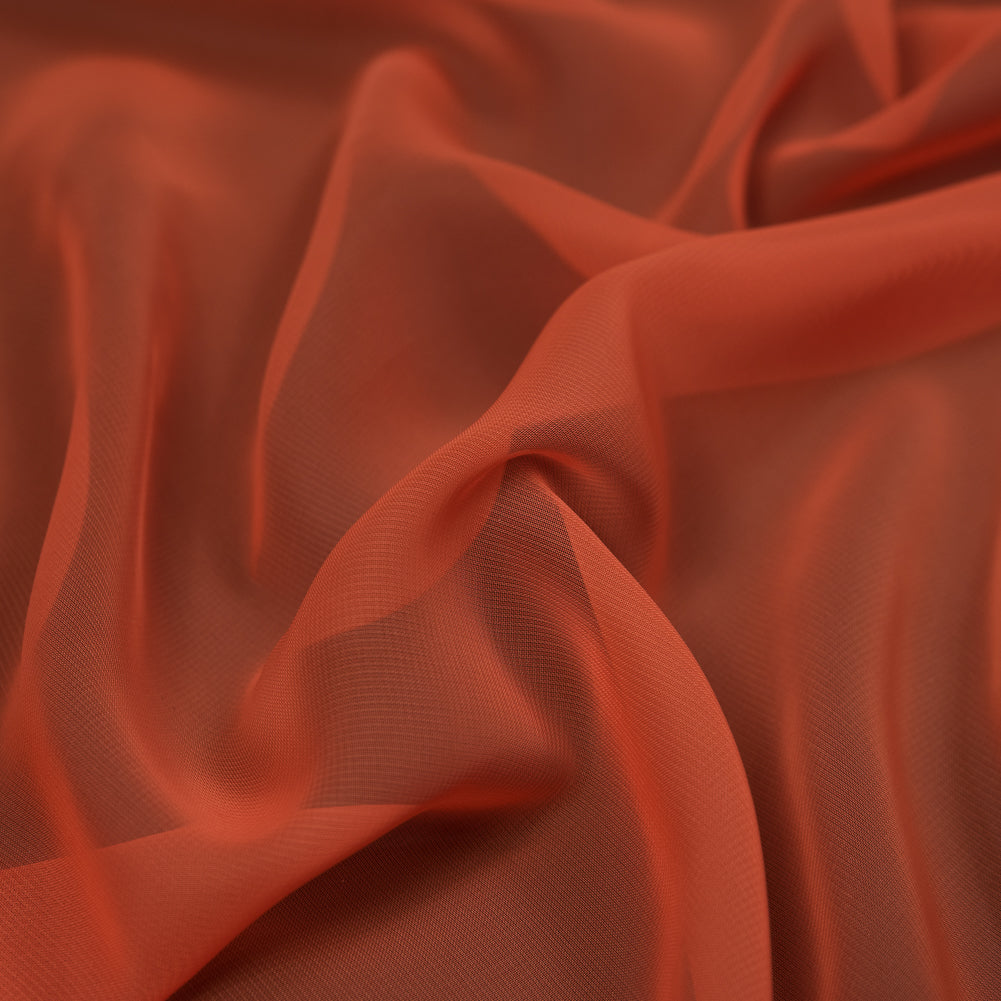 Polyester Chiffon - Tiger Lily - Regina Collection Full Polyester Chiffon - Tiger Lily - Regina Collection Full