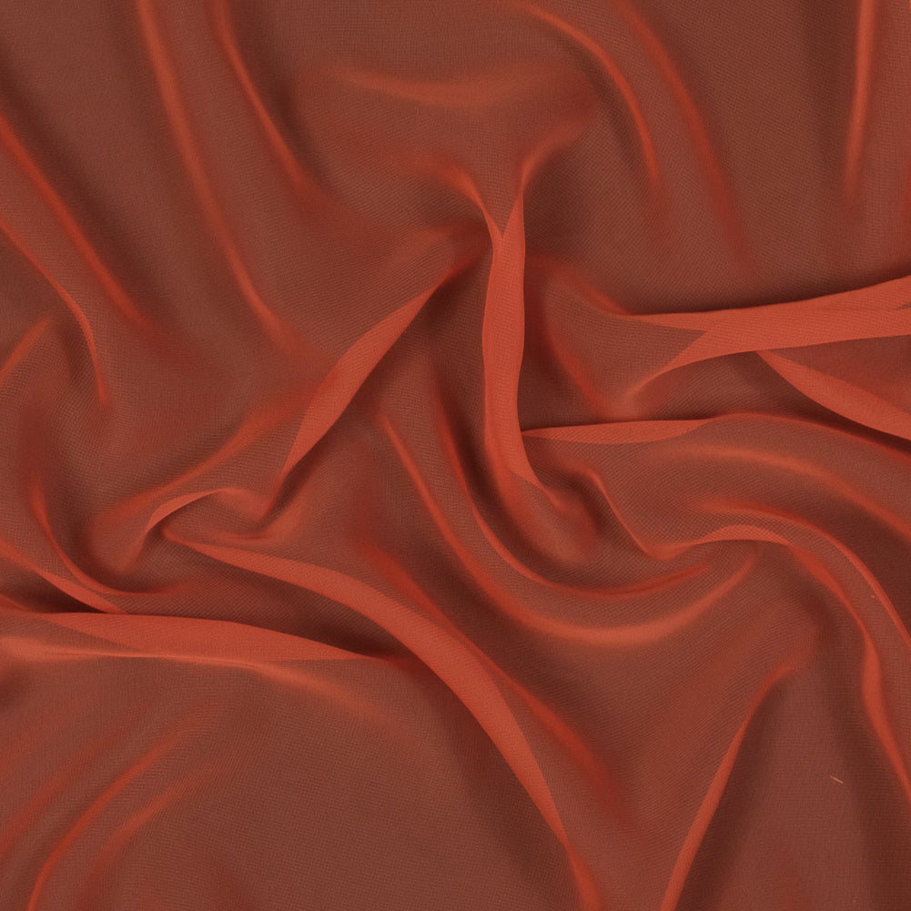 Polyester Chiffon - Tiger Lily - Regina Collection Polyester Chiffon - Tiger Lily - Regina Collection