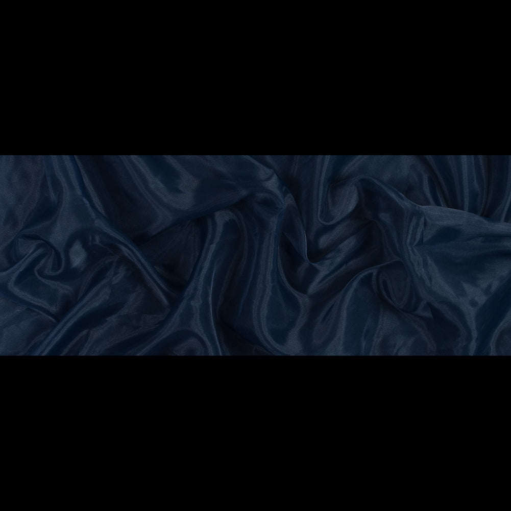 2-Ply Polyester Organza - Navy - Zelda Collection Folded 2-Ply Polyester Organza - Navy - Zelda Collection Folded