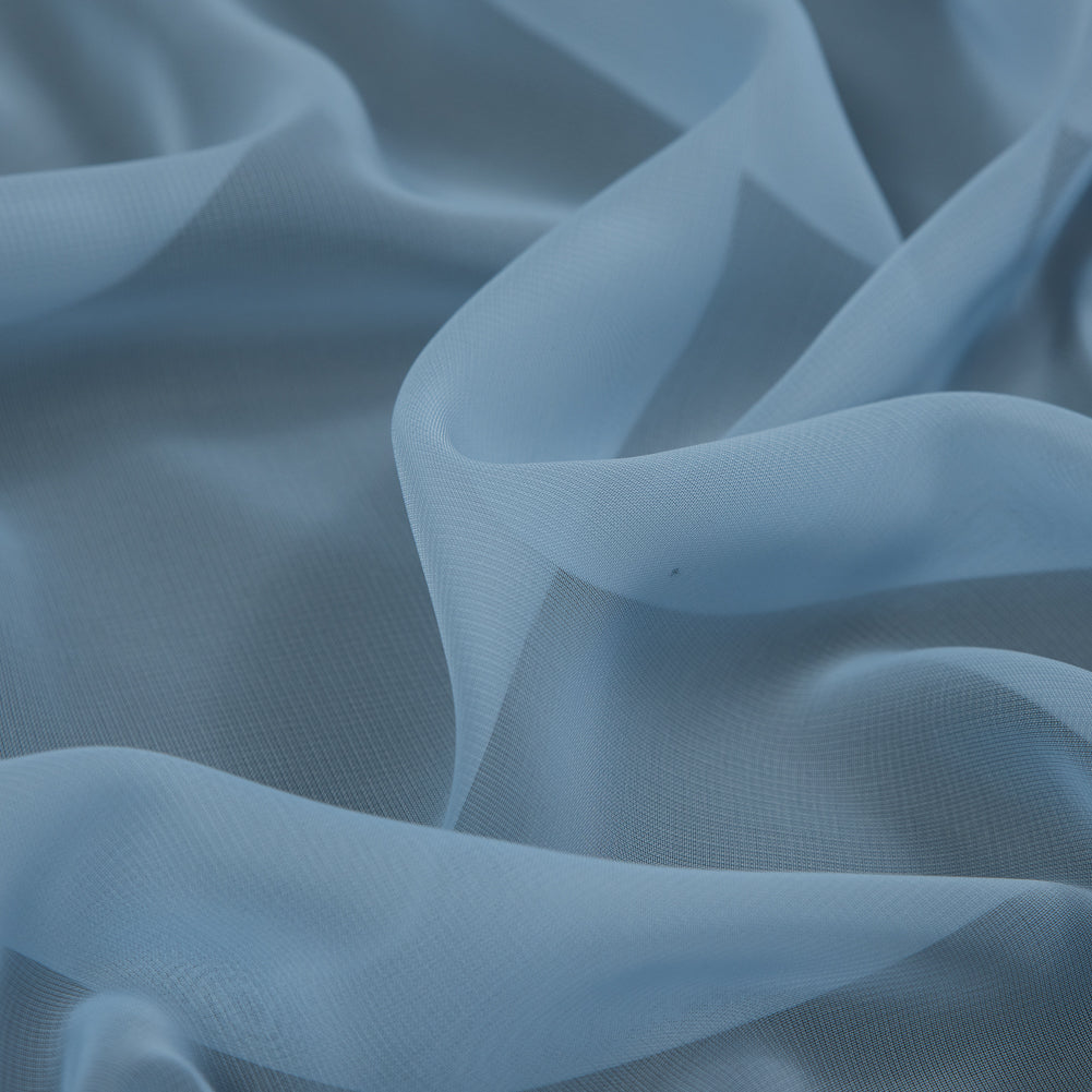 Polyester Chiffon - Resort Blue - Regina Collection Full Polyester Chiffon - Resort Blue - Regina Collection Full