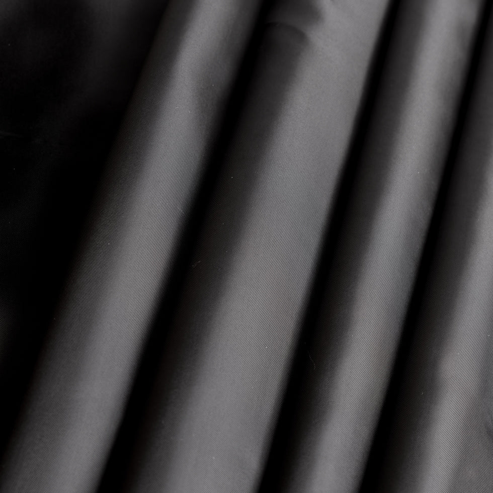 Black Polyester Lining - Detail