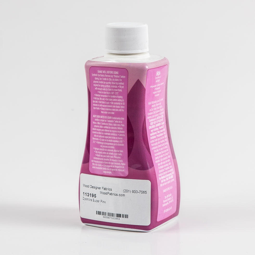 Rit DyeMore Super Pink Synthetic Fiber Dye - Detail Rit DyeMore Super Pink Synthetic Fiber Dye - Detail