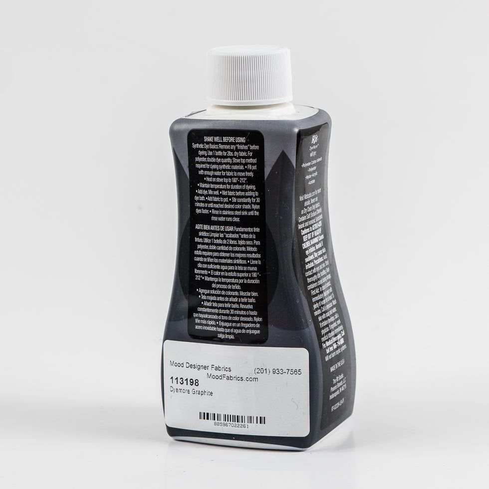Rit DyeMore Graphite Synthetic Fiber Dye - Detail Rit DyeMore Graphite Synthetic Fiber Dye - Detail
