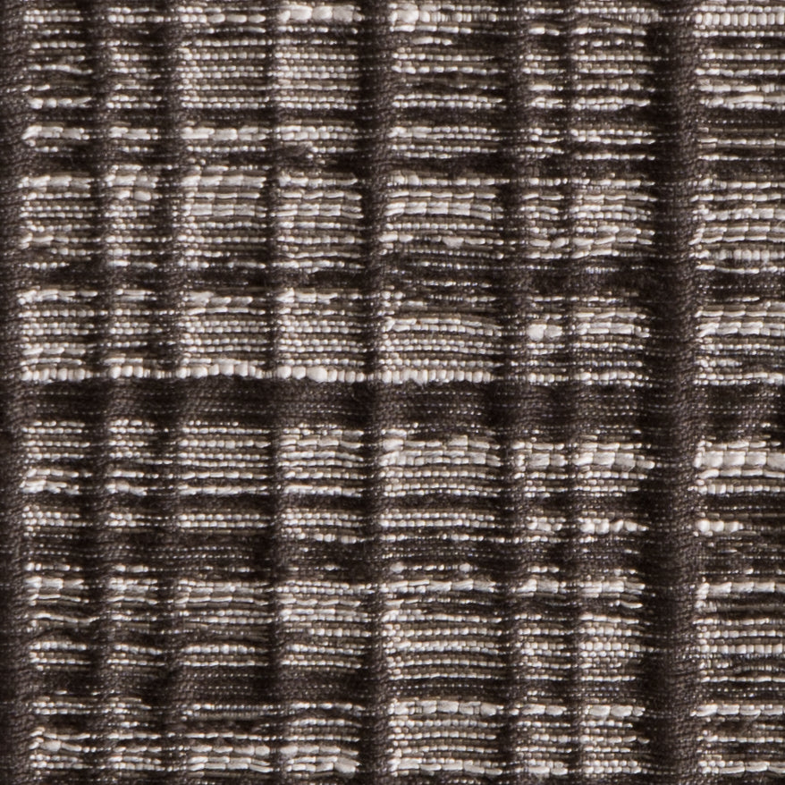 Brown Textured Grid Blended Linen Woven - Detail Brown Textured Grid Blended Linen Woven - Detail