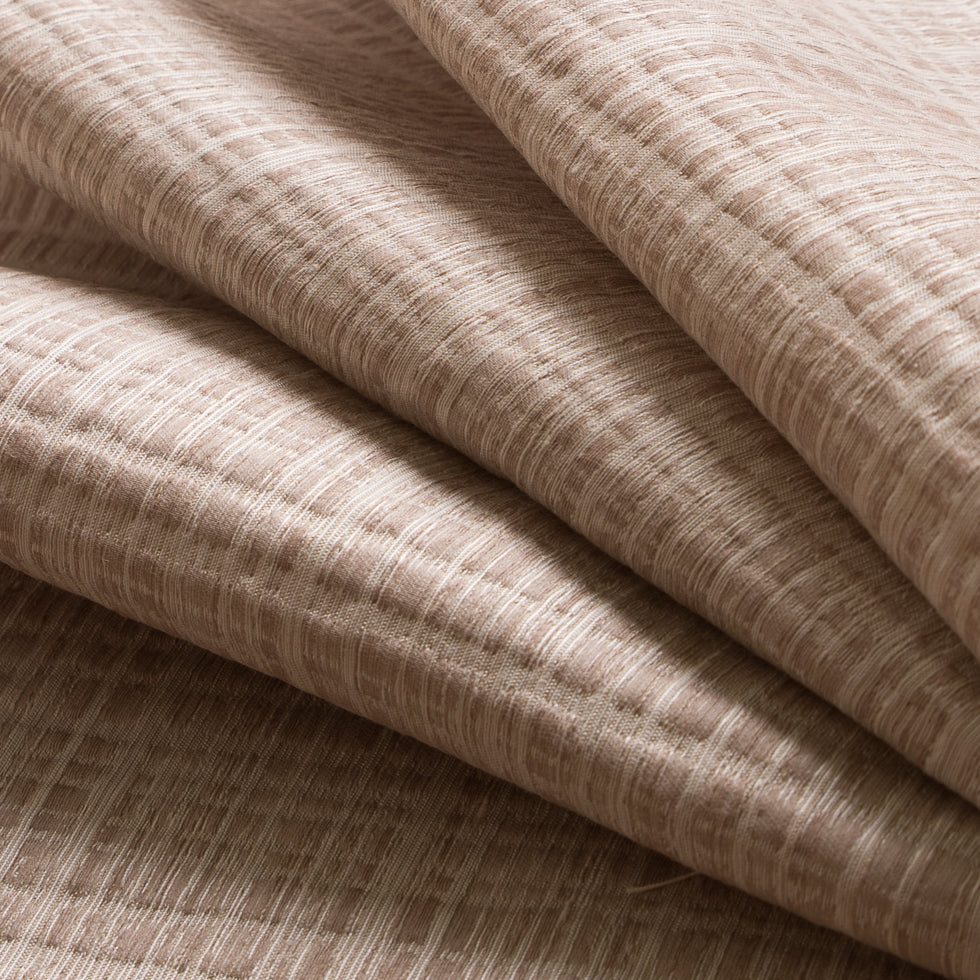 Beige Textured Grid Blended Linen Woven Folded Beige Textured Grid Blended Linen Woven Folded