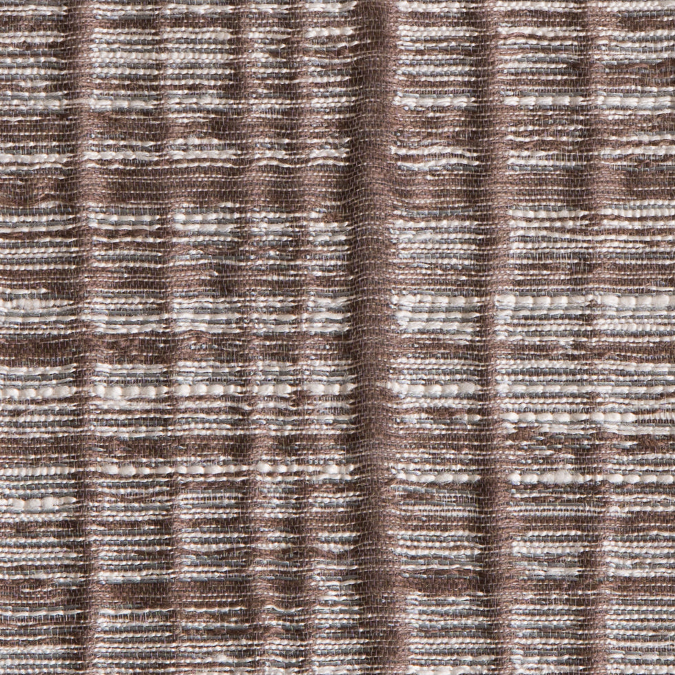 Mocha Textured Grid Blended Linen Woven Detail Mocha Textured Grid Blended Linen Woven Detail