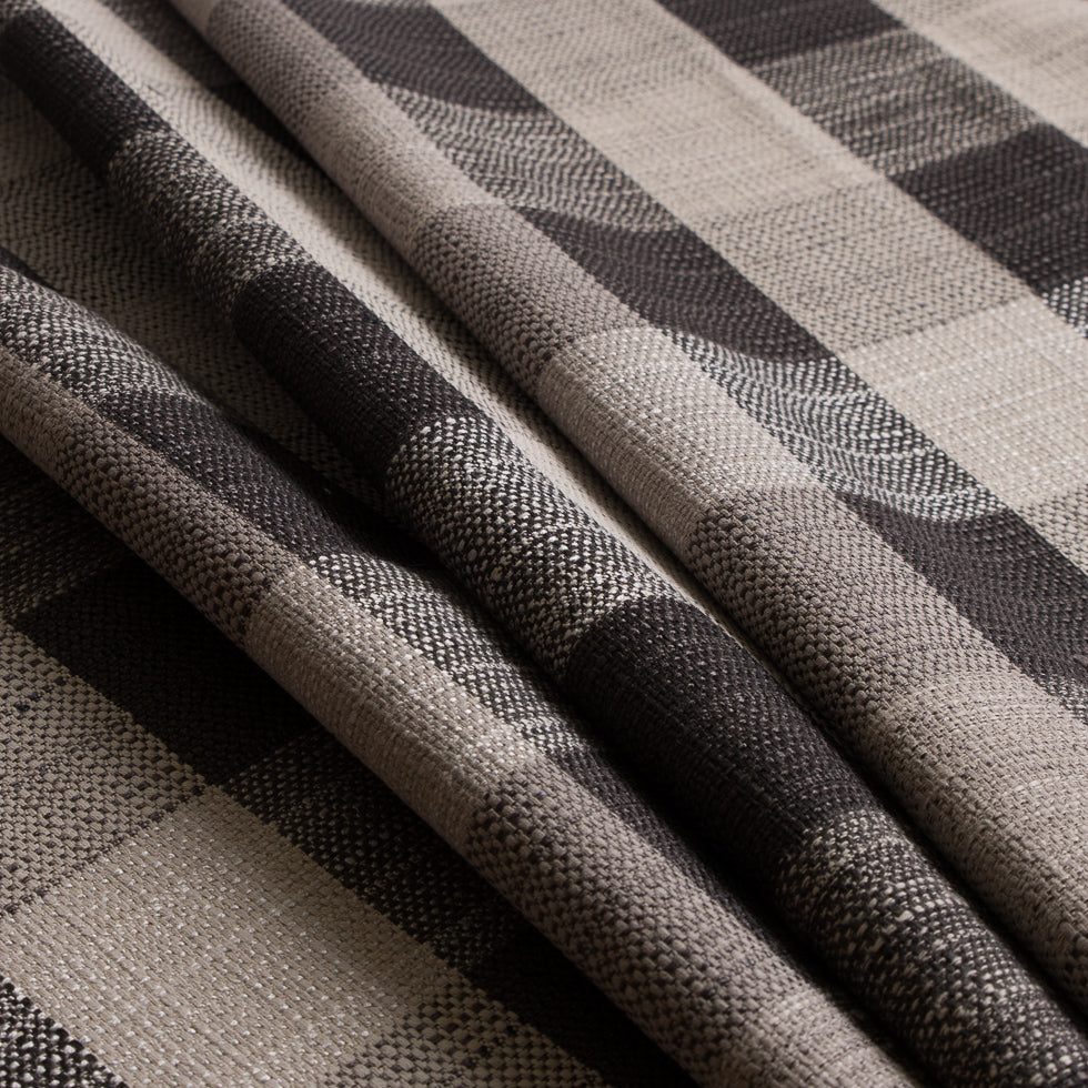 Charcoal Buffalo Checks Blended Woven - Folded Charcoal Buffalo Checks Blended Woven - Folded