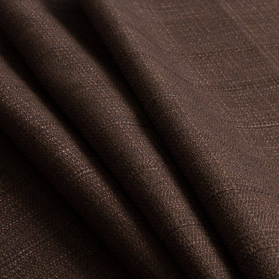 Chocolate Polyester-Viscose Woven Folded Chocolate Polyester-Viscose Woven Folded