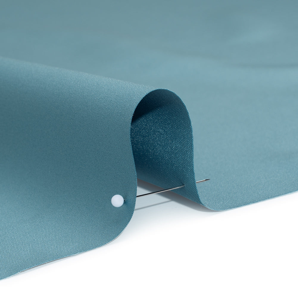 Polyester Satin - Bluestone - Reverie Collection Detail Polyester Satin - Bluestone - Reverie Collection Detail