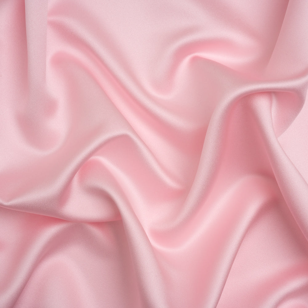 Polyester Satin - Powder Puff Pink - Reverie Collection Polyester Satin - Powder Puff Pink - Reverie Collection