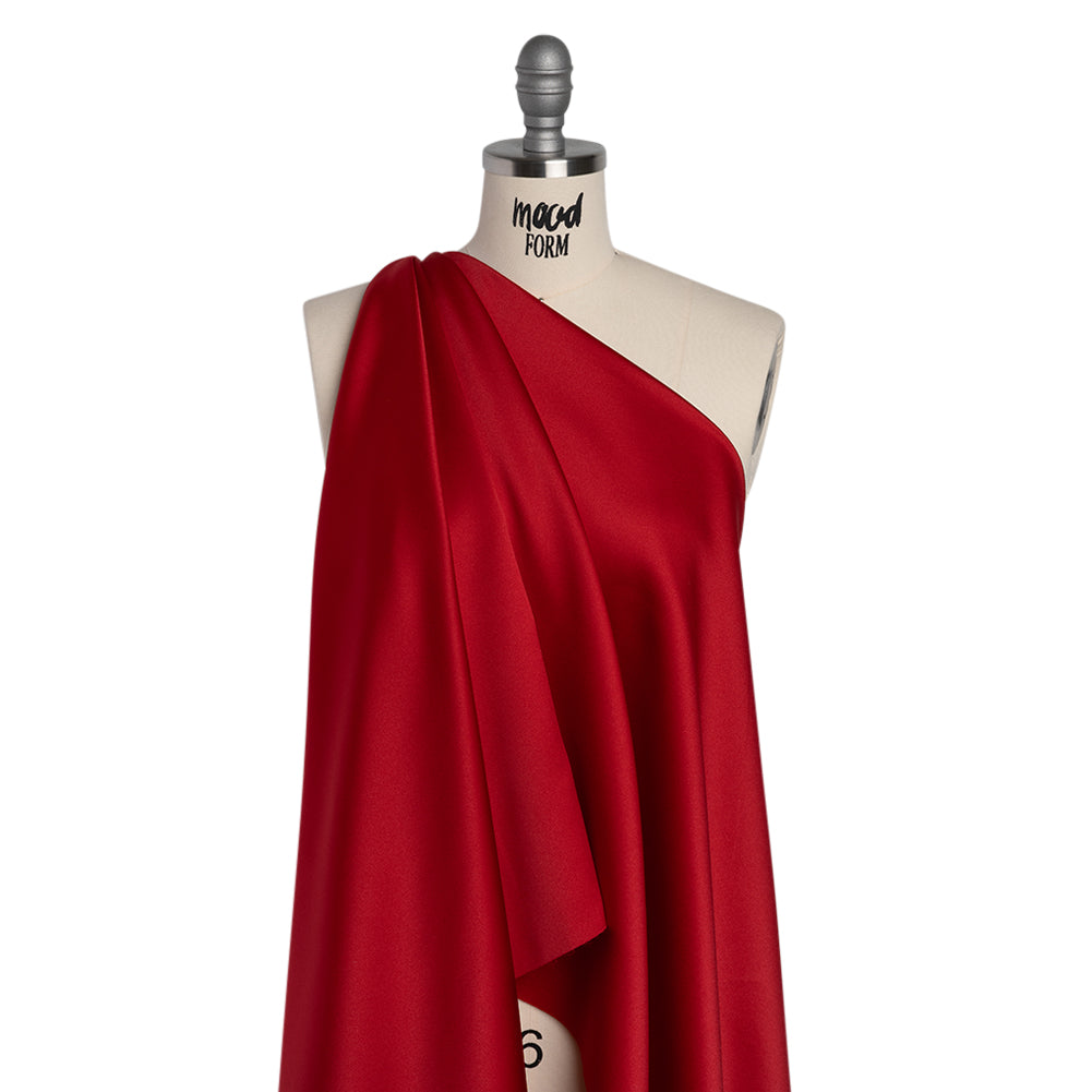 Polyester Satin - Roja Red - Reverie Collection Polyester Satin - Roja Red - Reverie Collection