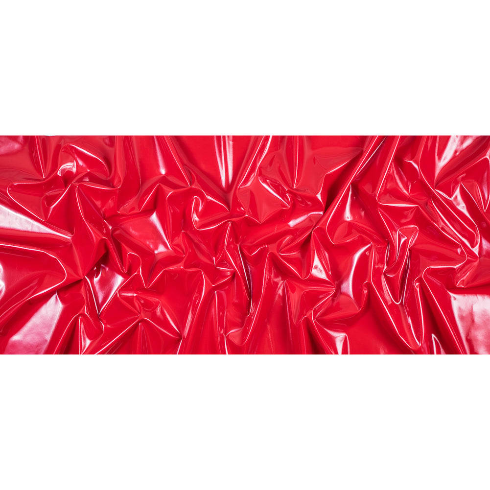Red Glossy Stretch Imitation Latex - Folded Red Glossy Stretch Imitation Latex - Folded