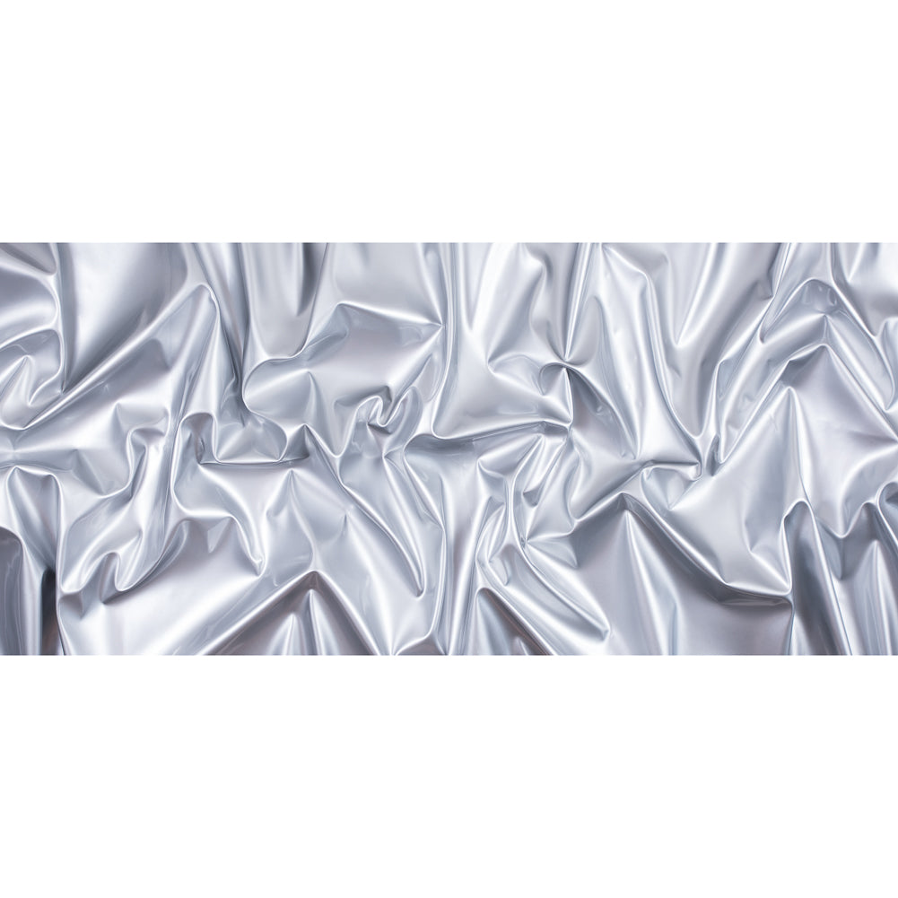 Silver Glossy Stretch Imitation Latex - Folded Silver Glossy Stretch Imitation Latex - Folded