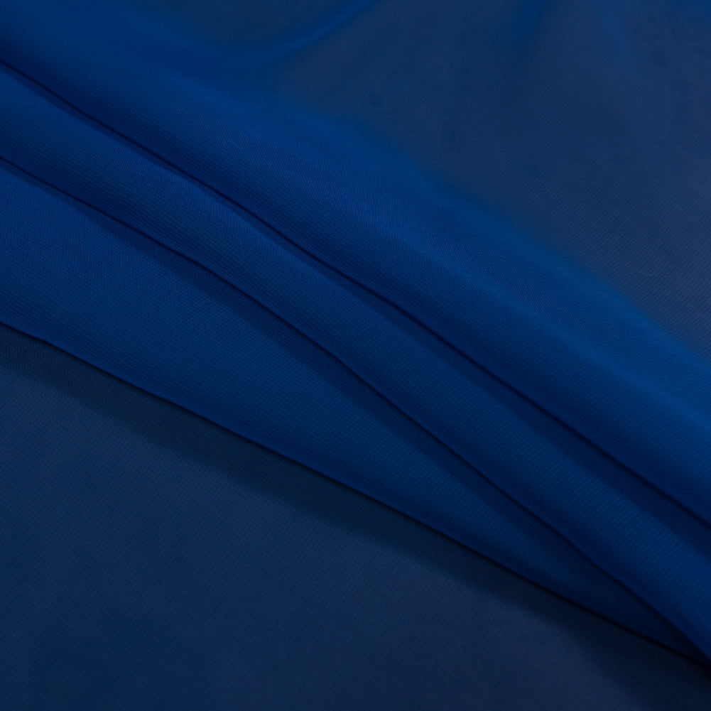 Polyester Chiffon - Deep Royal - Regina Collection Detail Polyester Chiffon - Deep Royal - Regina Collection Detail