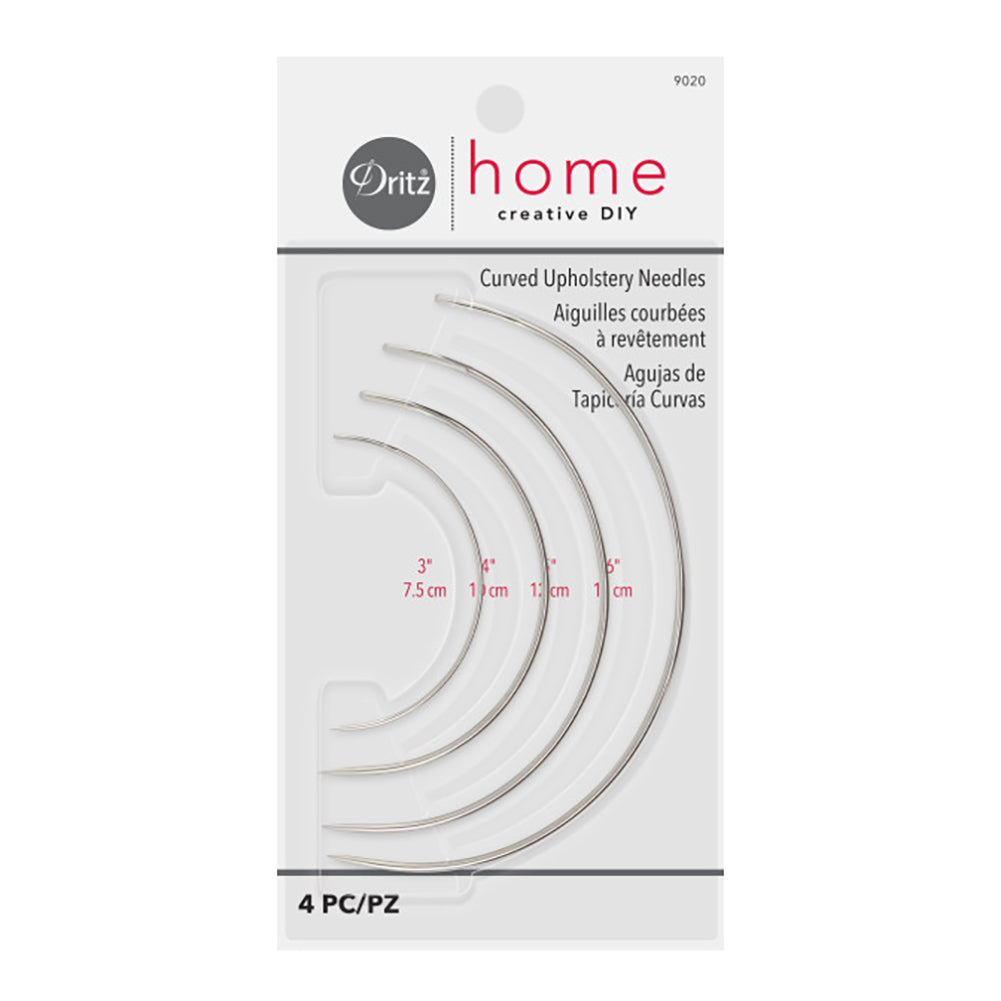 Dritz Home Curved Upholstery Needles - Nickel - 4 PC Dritz Home Curved Upholstery Needles - Nickel - 4 PC