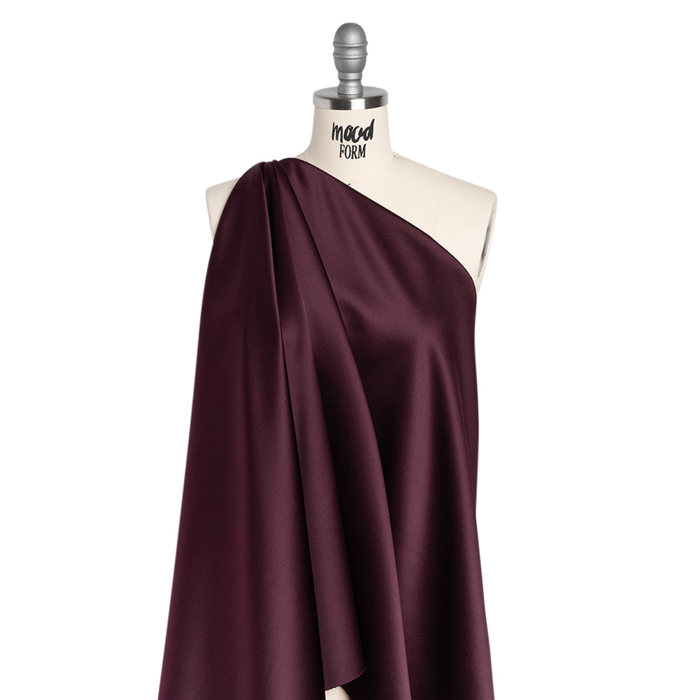 Polyester Satin - Ultra Aubergine - Reverie Collection Polyester Satin - Ultra Aubergine - Reverie Collection