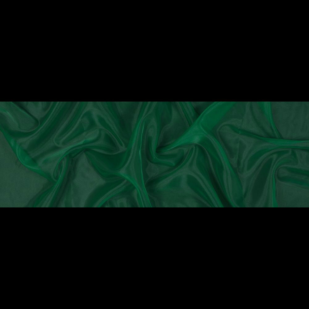 Zelda Emerald 2-Ply Polyester Organza - Folded Zelda Emerald 2-Ply Polyester Organza - Folded