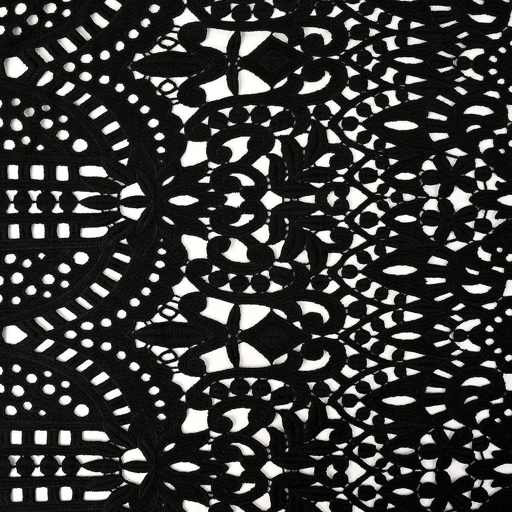 Black Novelty Guipure Lace Black Novelty Guipure Lace