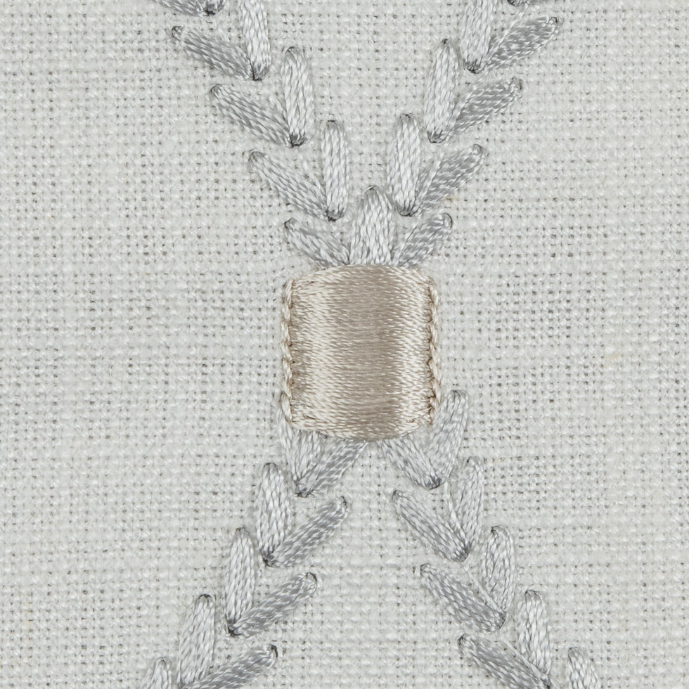 Sterling Classical Rayon Embroidered Linen - Detail Sterling Classical Rayon Embroidered Linen - Detail