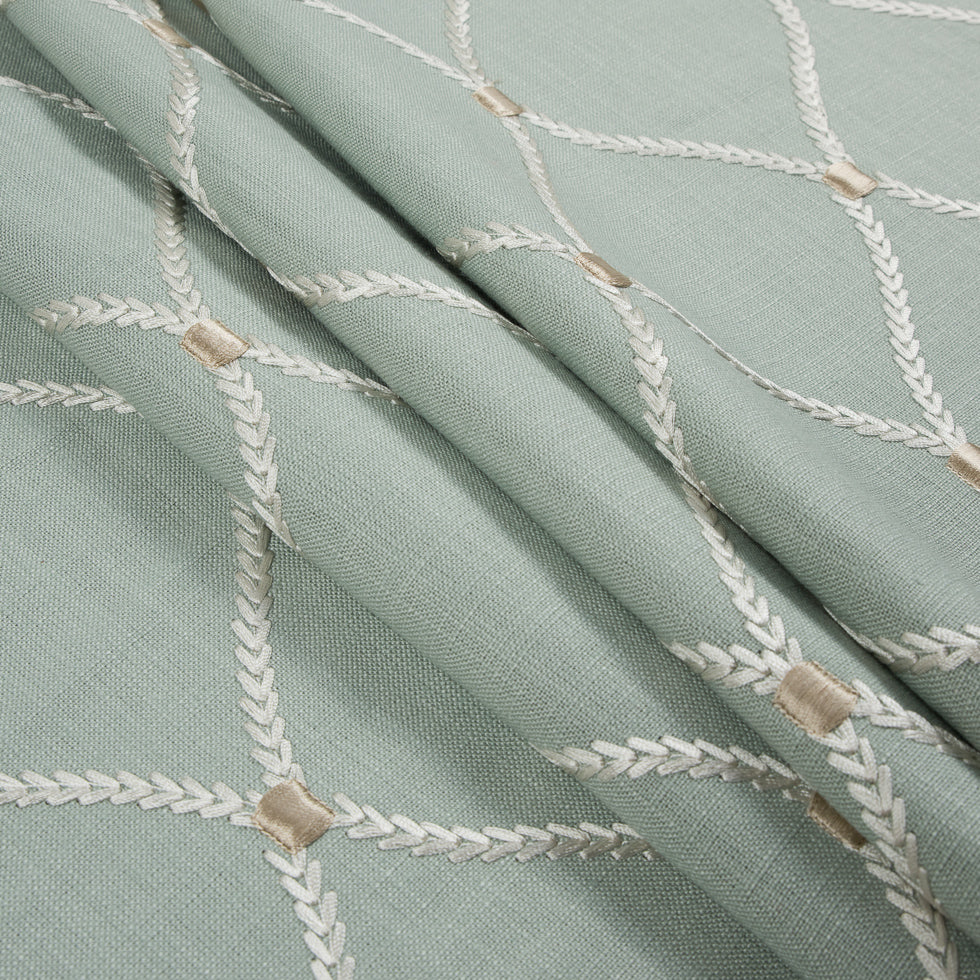 Shore Classical Rayon Embroidered Linen - Folded Shore Classical Rayon Embroidered Linen - Folded