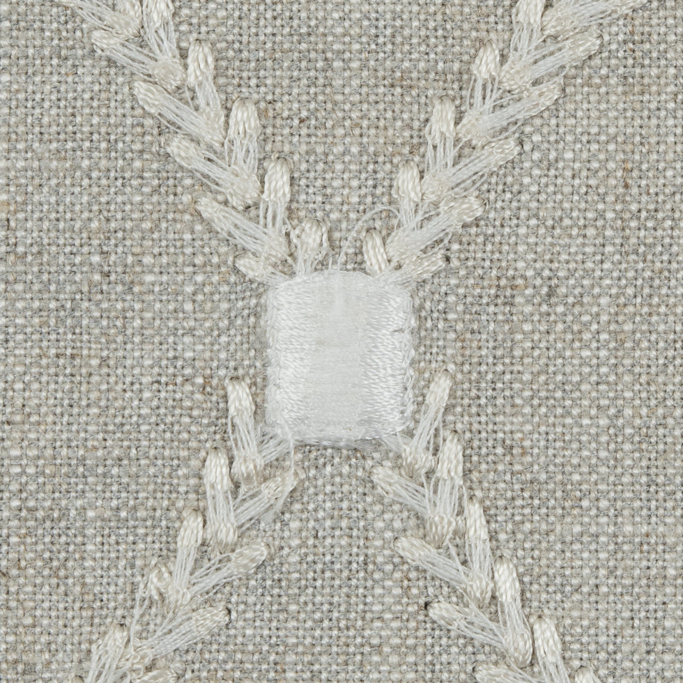 Flint Classical Rayon Embroidered Linen - Detail Flint Classical Rayon Embroidered Linen - Detail