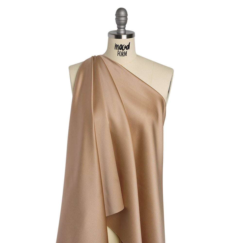Polyester Satin - Pecan - Reverie Collection Polyester Satin - Pecan - Reverie Collection