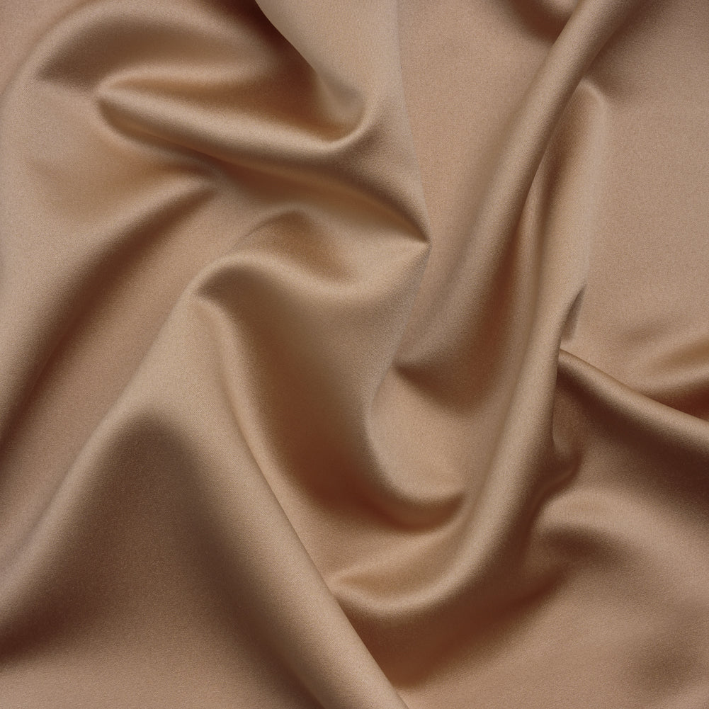 Polyester Satin - Pecan - Reverie Collection Polyester Satin - Pecan - Reverie Collection