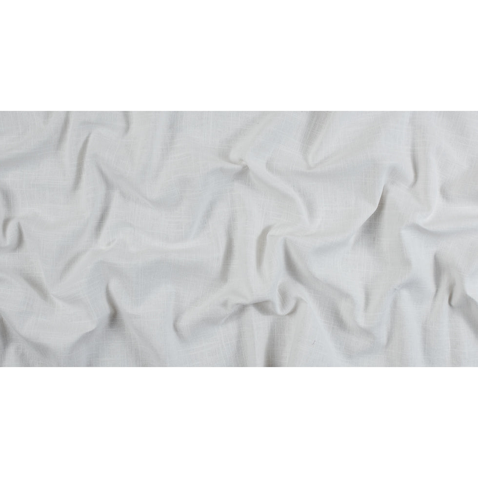 Snow White Medium-Weight Linen Blend - Full Snow White Medium-Weight Linen Blend - Full