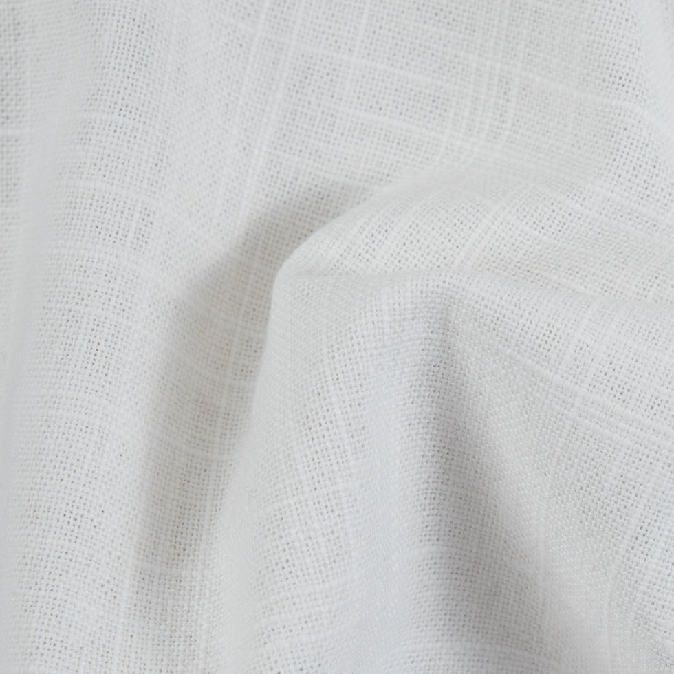 Snow White Medium-Weight Linen Blend Snow White Medium-Weight Linen Blend