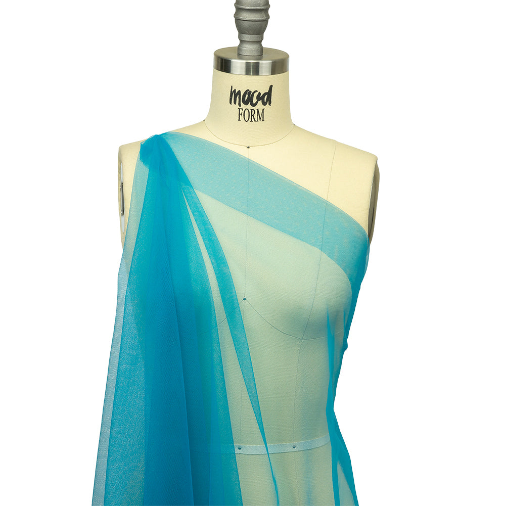 Soft Nylon Tulle - Seaport Blue - Leonardo Collection Detail Soft Nylon Tulle - Seaport Blue - Leonardo Collection Detail