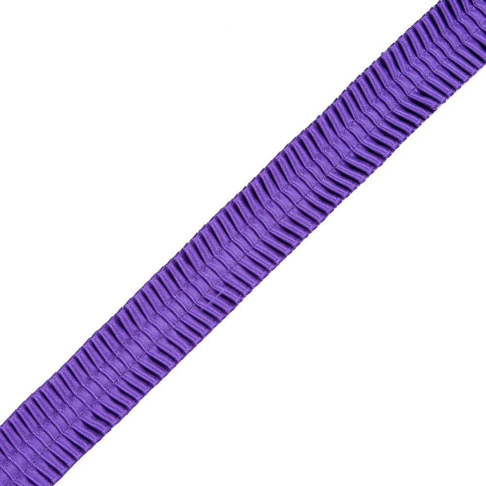 Italian Light Purple Deep Knife Pleated Trimming - 1 Italian Light Purple Deep Knife Pleated Trimming - 1